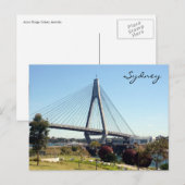 Sydney anzac Pylon Postkarte (Vorne/Hinten)