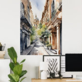 Sydney-Aquarell-Kunst Poster (Heimbüro)