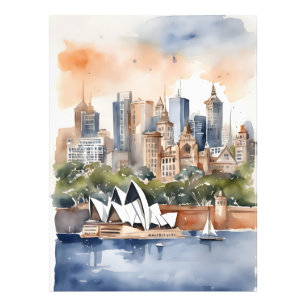 Sydney Aqucolor art Fotodruck