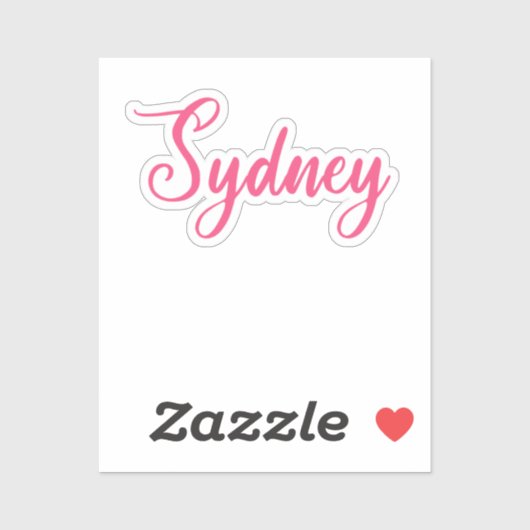 Sydney Aufkleber (Blatt)