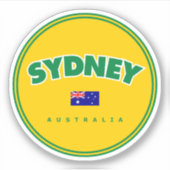 Sydney Aufkleber (Vorderseite)