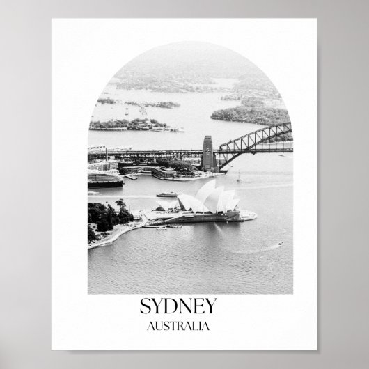 Sydney Australia Arch Foto Print Poster (Vorne)
