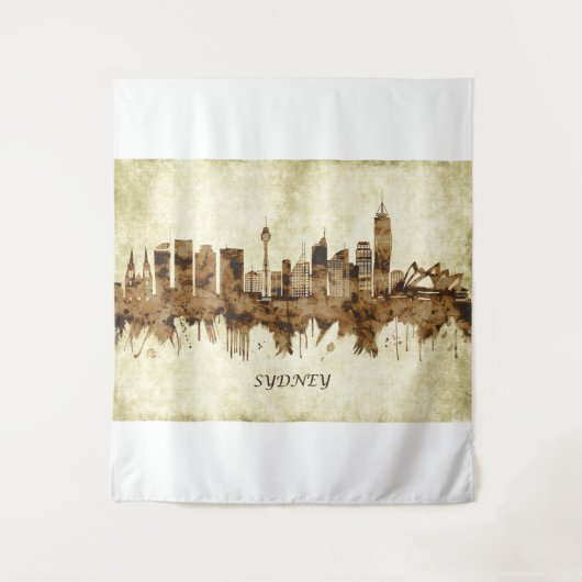 Sydney Australia Cityscape Wandteppich (Vorderseite)