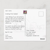 Sydney Australia mit Blue Harbour Postkarte (Rückseite)