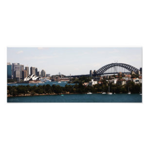 Sydney Australia" Opera House & Harbour Bridge Fotodruck