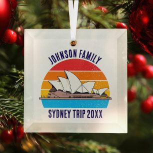Sydney Australia Opera House Personalisiert Vacati Ornament Aus Glas