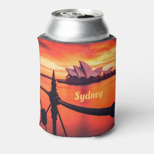Sydney Australia Opernhaus Orange Sky Dosenkühler (Kanne Rückseite)