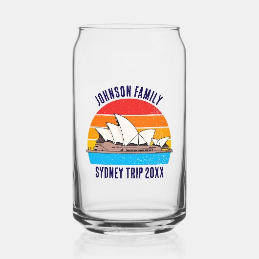 Sydney Australia Opernhaus Personalisiert Dosenglas (Vorderseite)