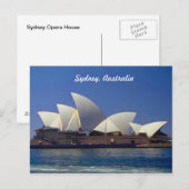 Sydney Australia Opernhaus Postkarte (Vorne/Hinten)