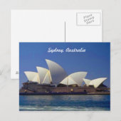 Sydney Australia Opernhaus Postkarte (Vorne/Hinten)