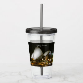 Sydney Australia Opernhaus tumbler Acryltrinkbecher
