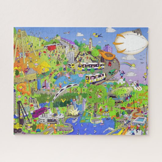 Sydney Australia Outback City Park Architecture, Puzzle (Horizontal)