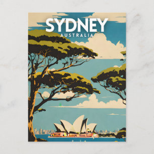 Sydney Australia Reisen Art Postkarte
