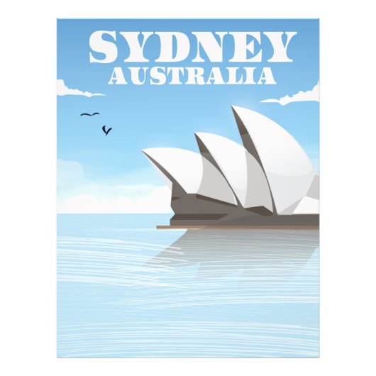 Sydney Australia Reiseposter Fotodruck (Vorne)