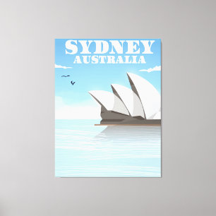 Sydney Australia Reiseposter Leinwanddruck