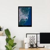 Sydney Australia - Satellitenposter-Foto Poster (Heimbüro)