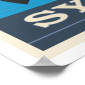 Sydney, Australia Vintage Travel Poster (Ecke)