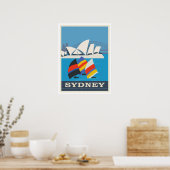 Sydney, Australia Vintage Travel Poster (Küche)