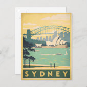 Sydney, Australien - Atemberaubende Sehenswürdigke Postkarte (Vorne/Hinten)