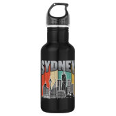 Sydney Australien Edelstahlflasche (Vorderseite)