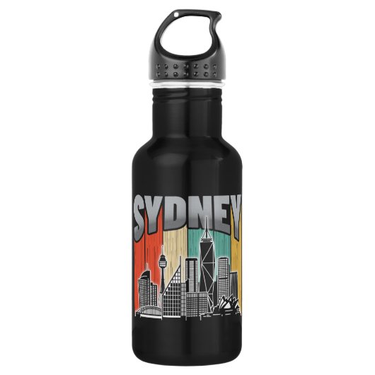 Sydney Australien Edelstahlflasche (Vorderseite)