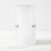 Sydney Australien gestört Mattglas Bierglas (Mittel)