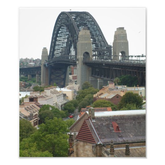 Sydney, Australien. Hafenbrücke. Fotodruck (Vorne)