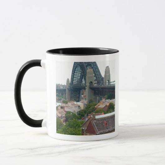 Sydney, Australien. Hafenbrücke. Tasse (Links)