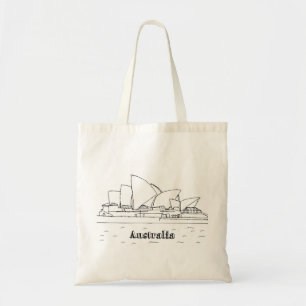 Sydney Australien Kunstferien Zeichnend Urlaub Kun Tragetasche