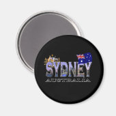 Sydney Australien Magnet (Vorderseite/Rückseite)