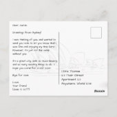 Sydney Australien mit Opernhaus aus Wasser Postkarte (Rückseite)