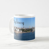 Sydney, Australien, Opernhaus, Hafen, Skyline Kaffeetasse (Vorderseite Links)