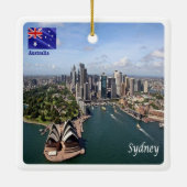 SYDNEY, Australien, Ozeanien, Keramikornament (Rückseite)