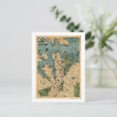 Sydney, Australien, Panoramakarte Postkarte (Stehend Vorderseite)