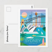 Sydney, Australien Postcard Postkarte (Vorne/Hinten)