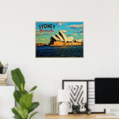 Sydney Australien Poster (Heimbüro)