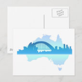 Sydney Australien Postkarte (Vorne/Hinten)