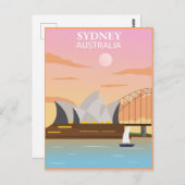 Sydney, Australien Postkarte (Vorne/Hinten)