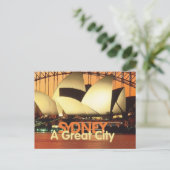 SYDNEY Australien Postkarte (Stehend Vorderseite)