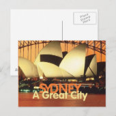 SYDNEY Australien Postkarte (Vorne/Hinten)