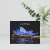 Sydney Australien Postkarte (Stehend Vorderseite)