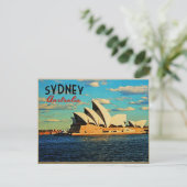 Sydney Australien Postkarte (Stehend Vorderseite)