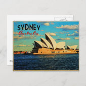 Sydney Australien Postkarte (Vorne/Hinten)