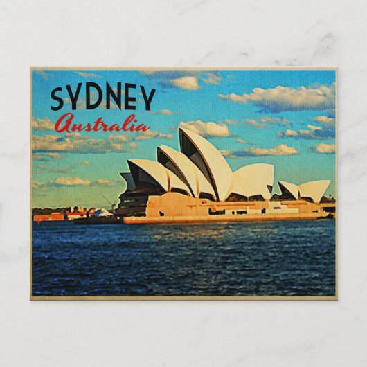 Sydney Australien Postkarte (Vorderseite)