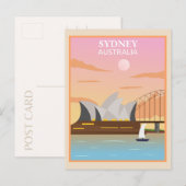 Sydney Australien Postkarte (Vorne/Hinten)