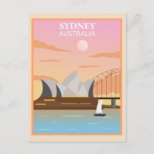 Sydney Australien Postkarte (Vorderseite)