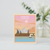 Sydney Australien Postkarte (Stehend Vorderseite)