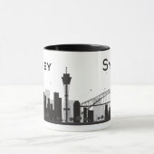 Sydney, Australien | schwarze u. weiße Tasse (Zentrum)