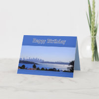 Sydney, Australien, Skyline Happy Birthday