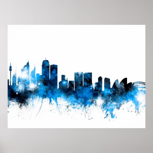 Sydney Australien Skyline Poster (Vorne)